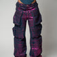 Luxury Purple Bronzing Wideleg Jeans