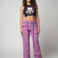 Flash Pink Denim Pants