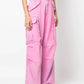 Flash Pink Denim Pants