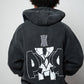 Snow Washed Zip-Through Hoodie